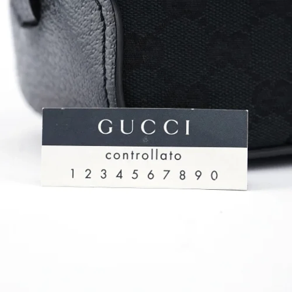 Gucci Vintage Pre-owned Canvas handbags Black Dames