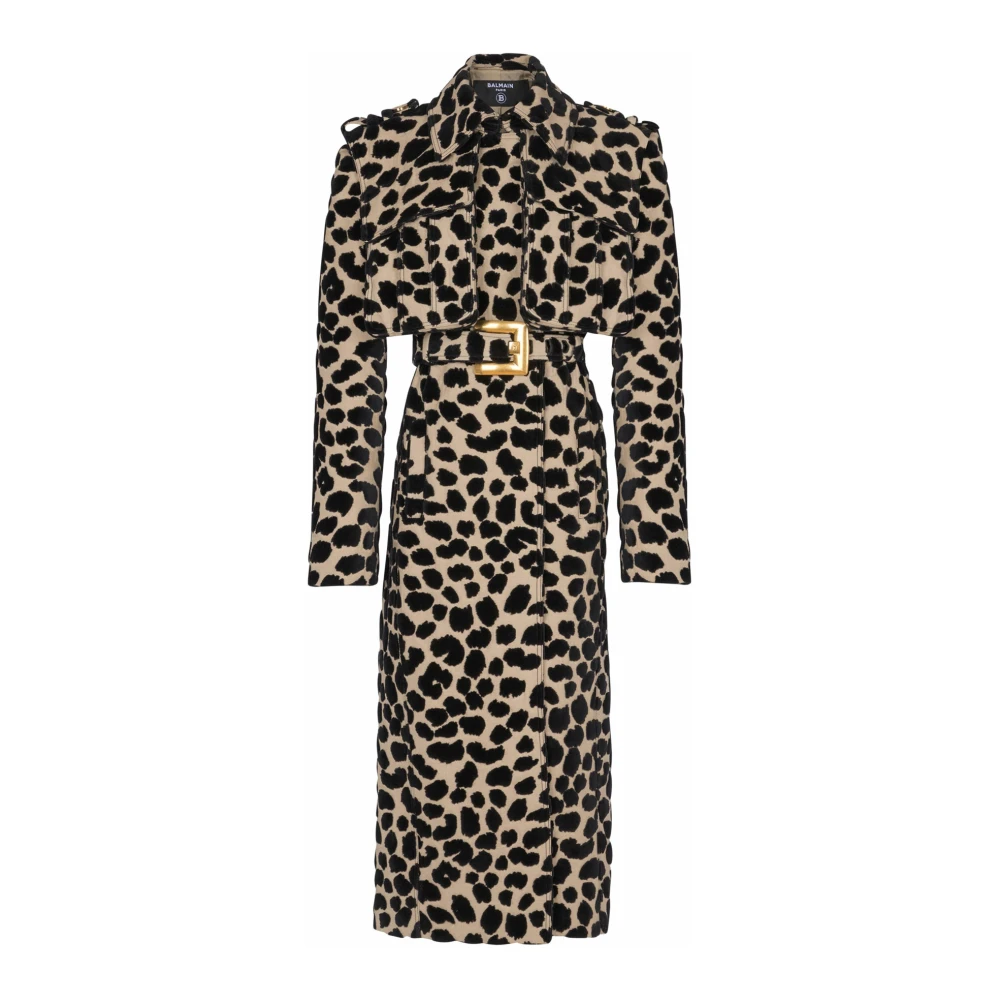 Coats > Trench Coats - - Balmain - Modalova