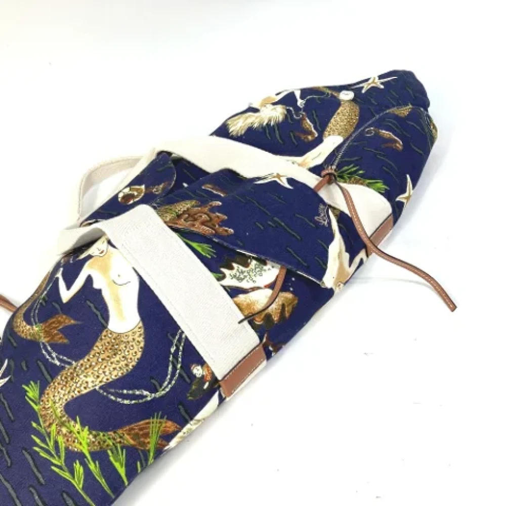 Loewe Pre-owned Fabric travel-bags Blue Dames