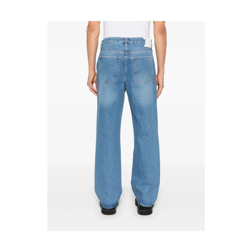 Daily Paper Blauwe Denim Jeans met Klassieke Stijl Blue Heren