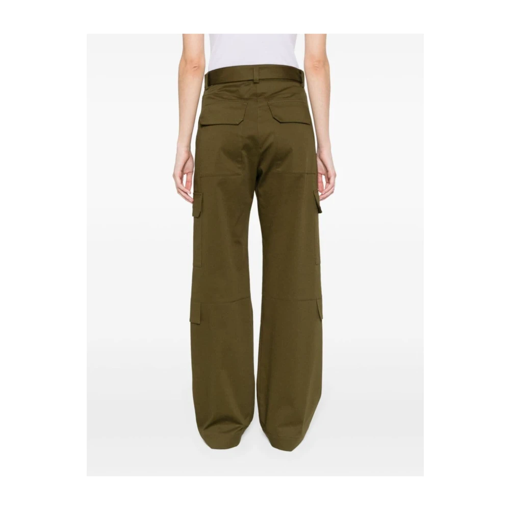 Msgm Groene Casual Broek voor Mannen Green Dames
