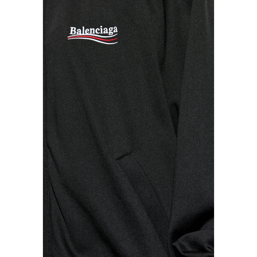 Balenciaga Sweatshirt met logo Black Heren