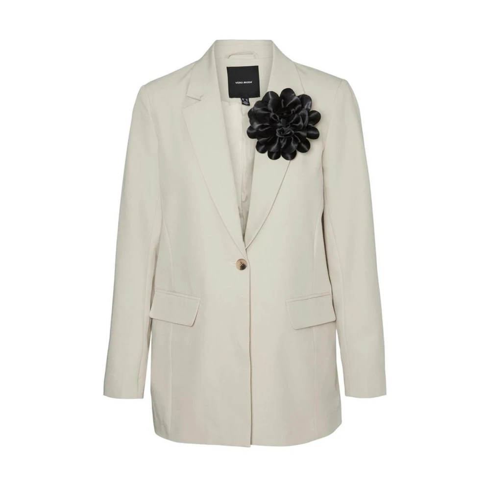 Vero Moda Women's Beige Flower Blazer Spring Collection