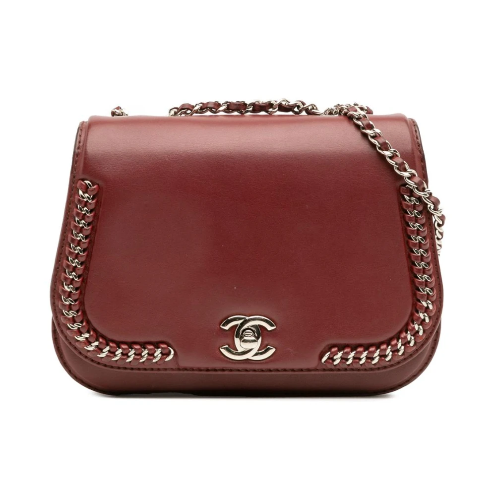 Chanel Vintage Donna Rosso Pre-Owned, Taglia Unica, Used,