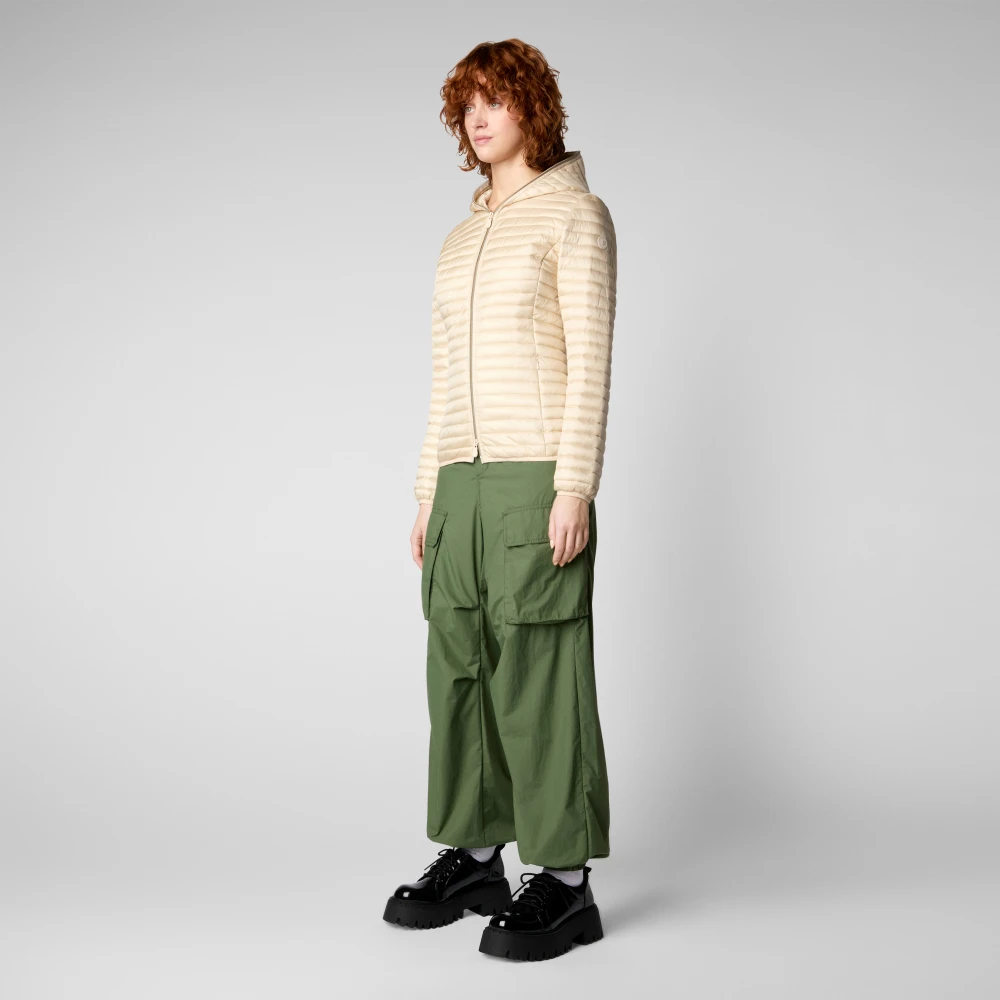 Save The Duck Zand Winterjassen voor Mannen Beige Dames