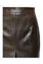 vintage-bruine-pencil-rok-met-split