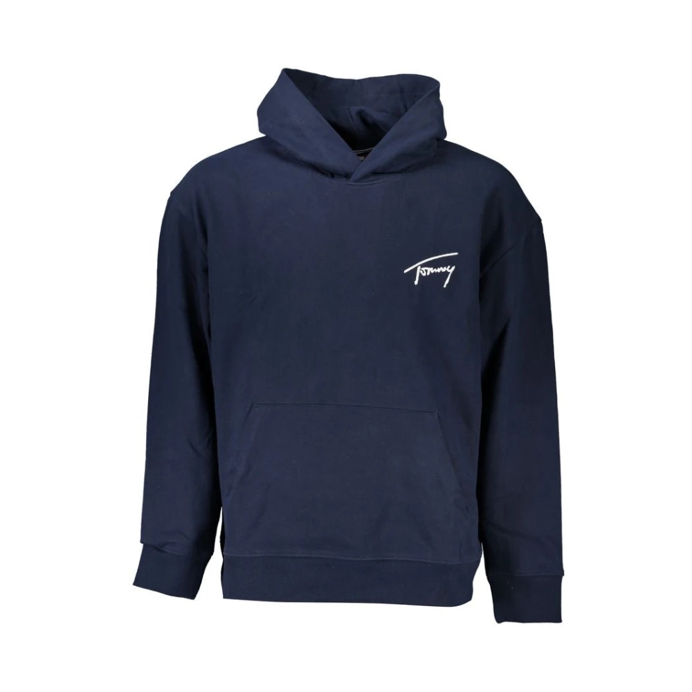 Tommy Hilfiger Men's Blue Hoodies, S, Hooded Sweatshirt With Eco-Friendly Touch