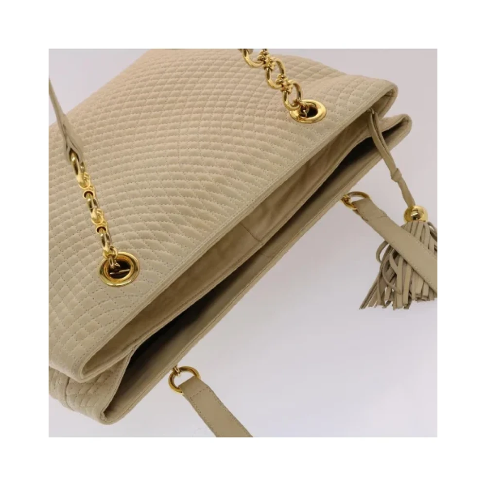 Bally Pre-owned Leather shoulder-bags Beige Dames
