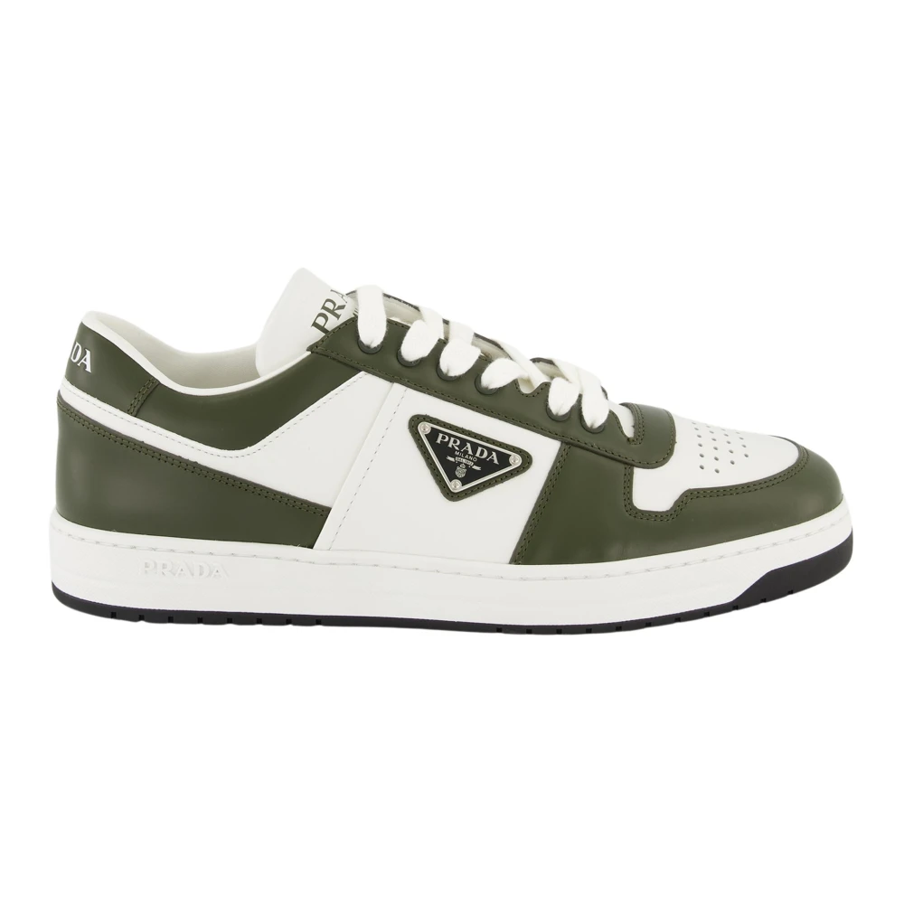 Prada Downtown Sneakers Heren Schoenen Groen