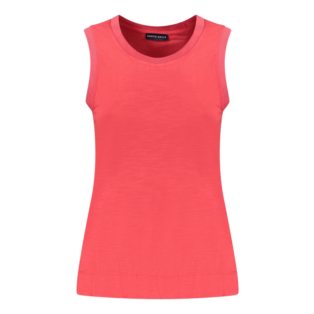 North Sails Slub Jersey Tank Top - Female - Sleeveless Tops - Red - S - Tops