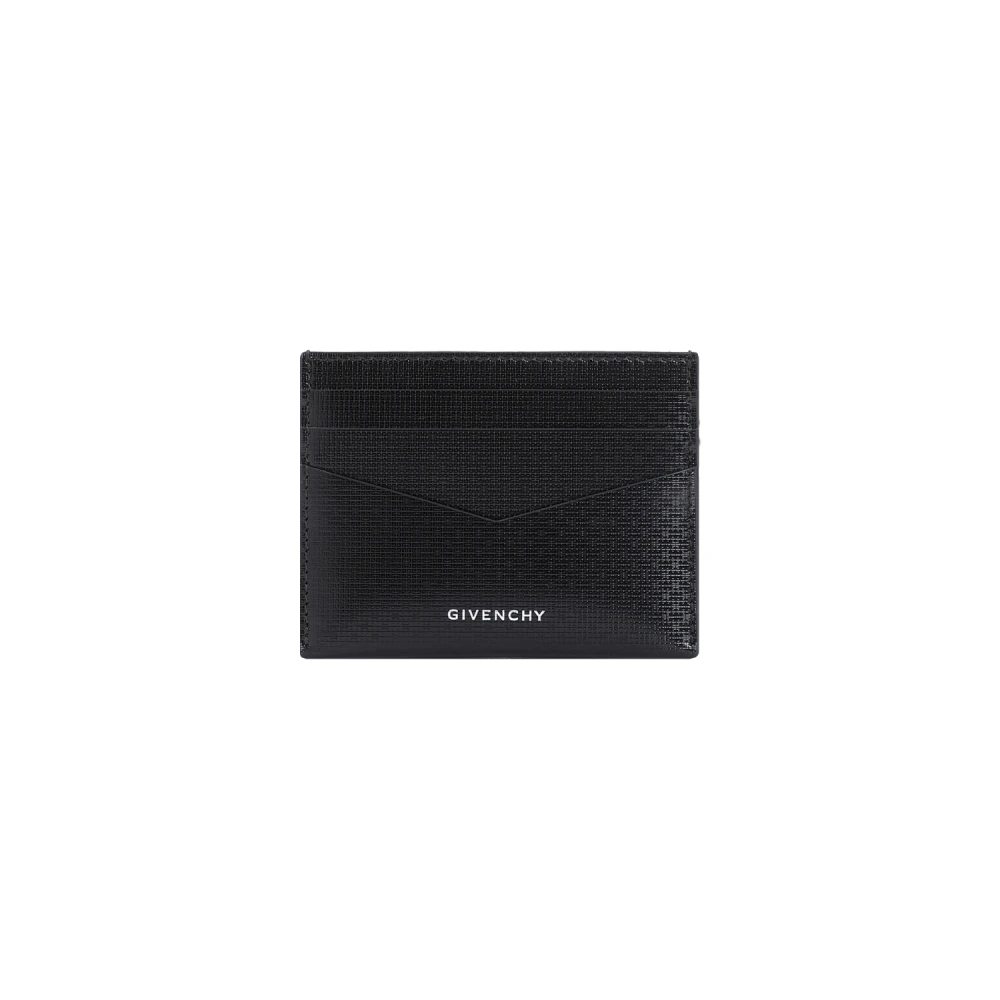 Givenchy Men's Black Wallets & Cardholders, One Size, Leather Wallet With Card Slots