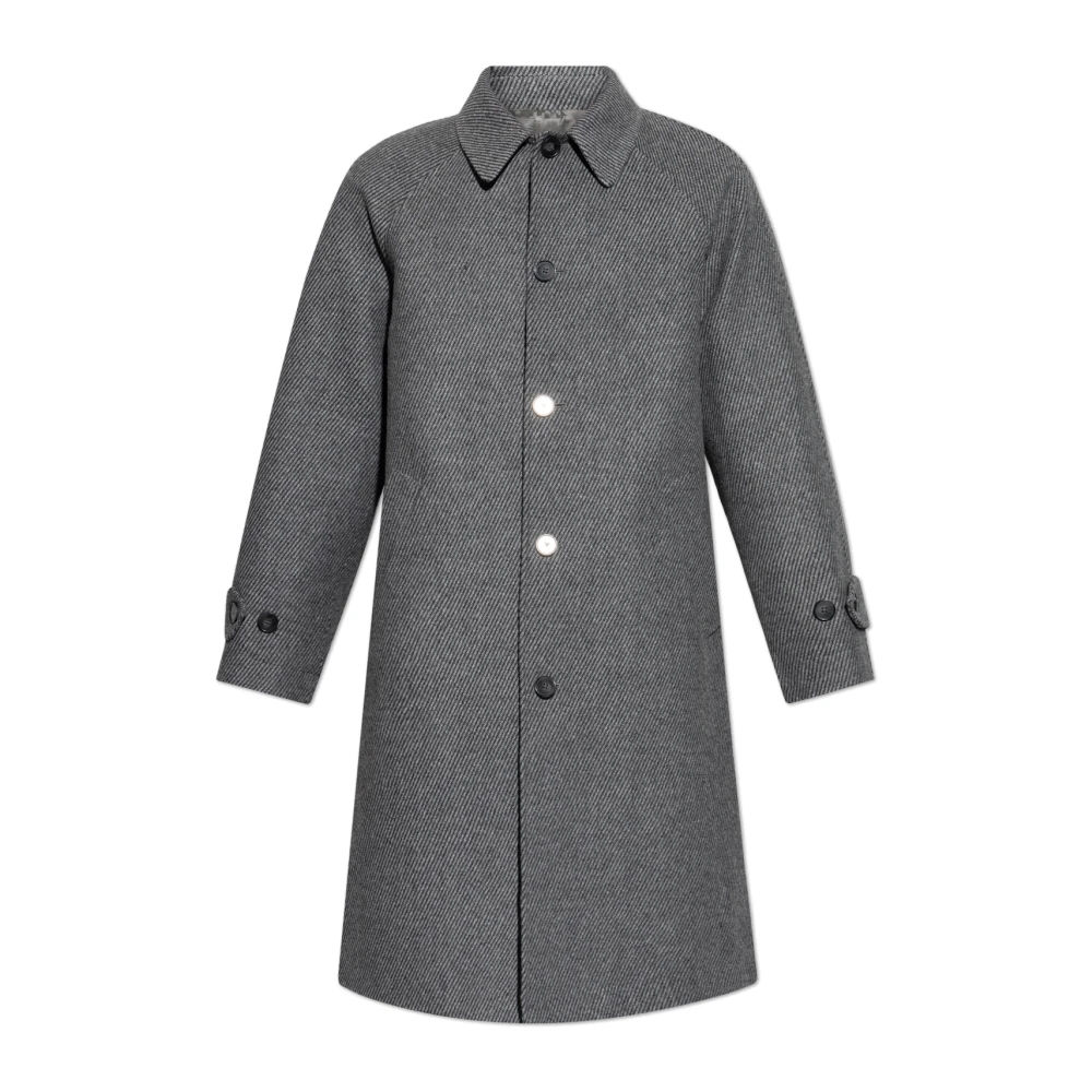 Officine Générale Jas met wollen afwerking Gray Heren