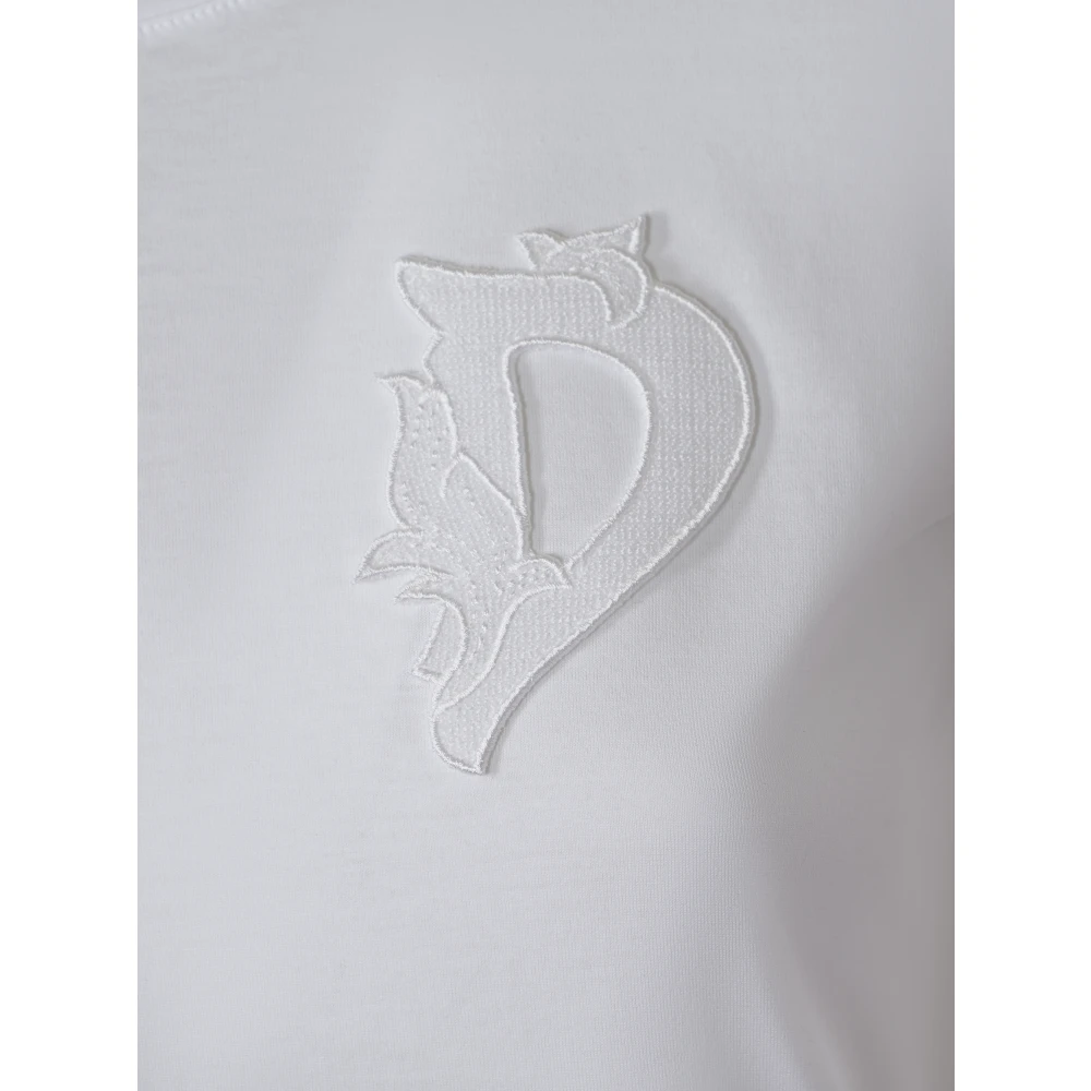 Dondup Stijlvolle T-shirts en Polos Collectie White Dames