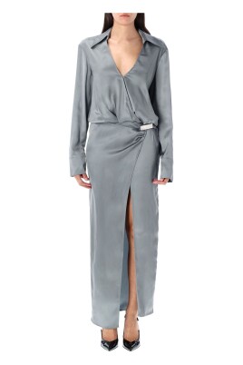 elegant-satin-wrap-dress-grey-blue