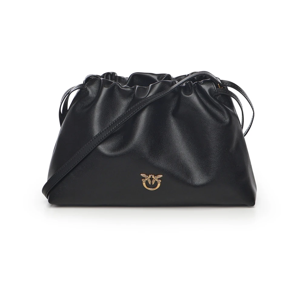 Pinko Svart Mini Läderkoppling