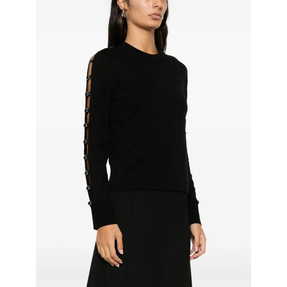 Simkhai Zwarte top met lange mouwen en ronde hals Black Dames