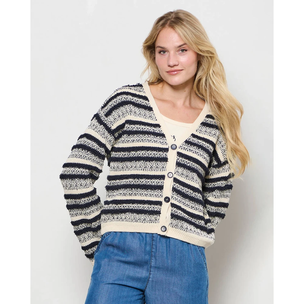 &Co Woman Trui met kabelbreipatroon Multicolor Dames