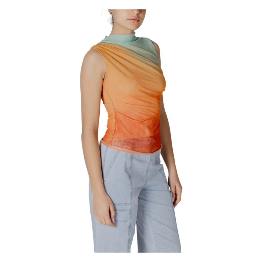 Desigual Canvas Dames Collectie Polyester Elastaan Lycra Orange Dames
