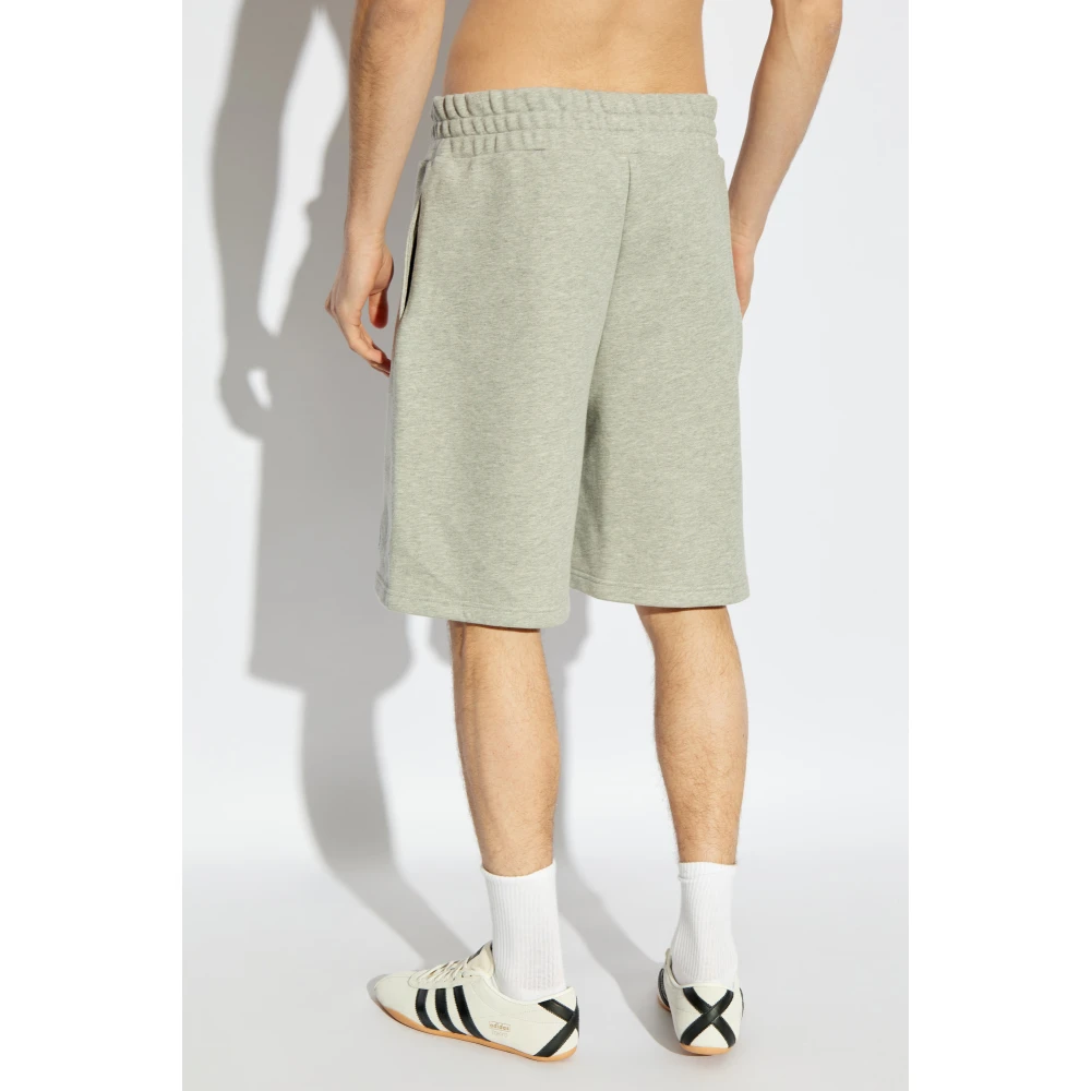 Palm Angels Gedrukte shorts Gray Heren