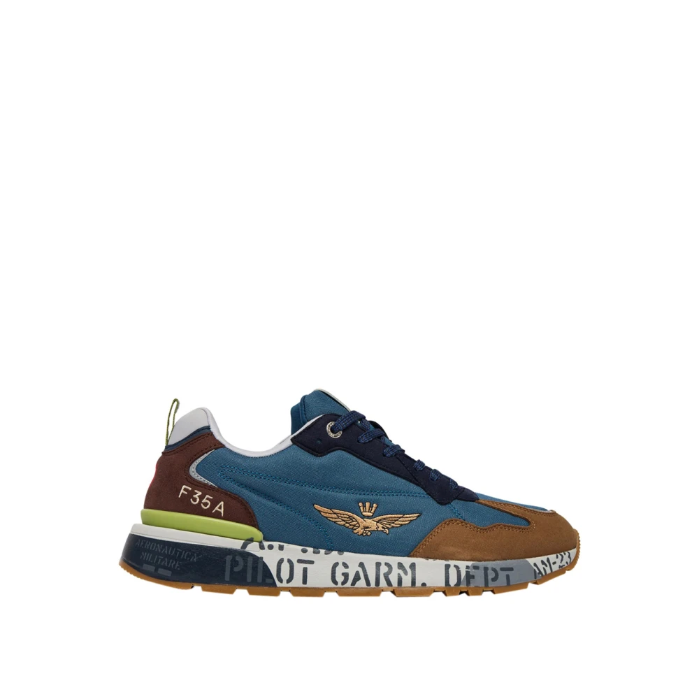 Aeronautica Militare Homme Multicolor - Baskets Air Force - Chaussures - E - Taille: 42 Eu
