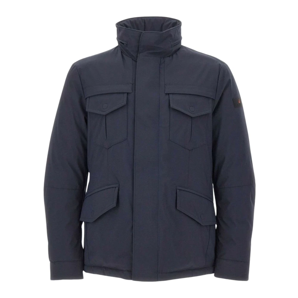 Peuterey , Light Jackets, Male, Blue, Xl, Stripes Srtr Grs 04 Jacket - Image 3