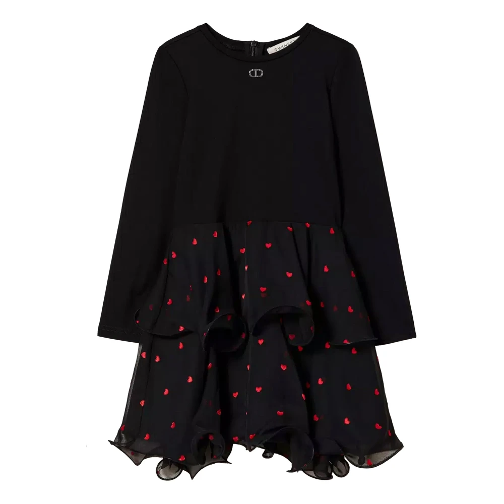 Twinset Girls Black Dresses, 3 Y, Viscose Dress