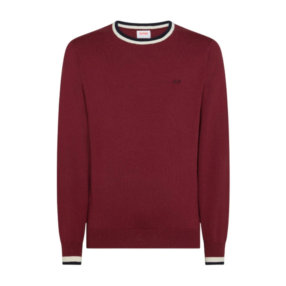 Sun68 Homme Rouge - Maglieria E Felpe Poliestere - Pulls - Taille: M