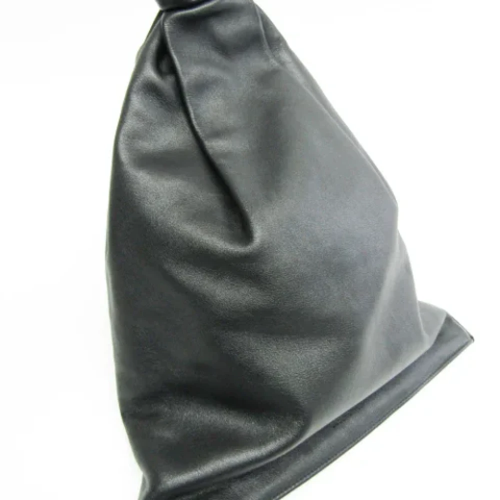 Bottega Veneta Vintage Pre-owned Leather pouches Black Dames