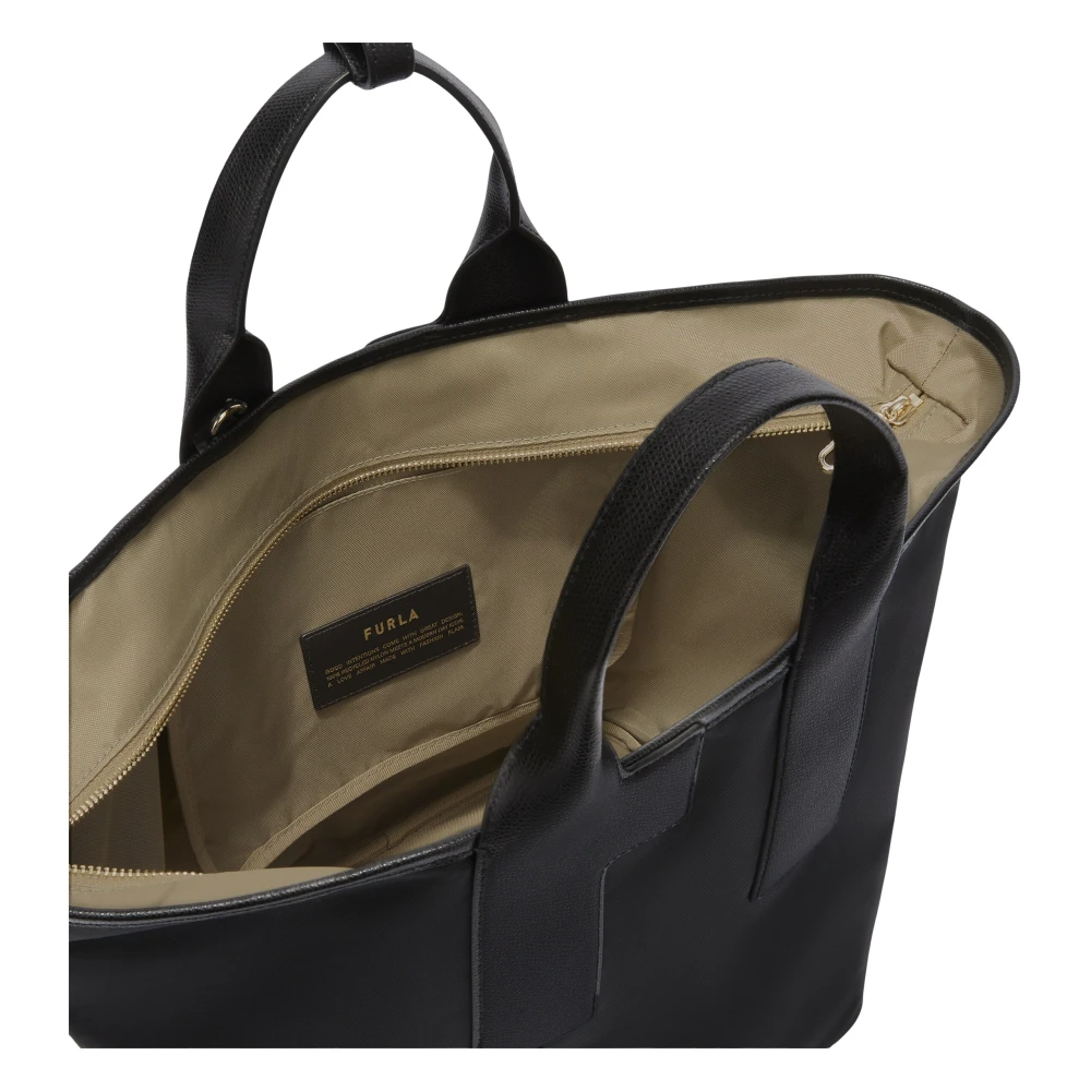Furla Piuma Tote Tas Black Dames