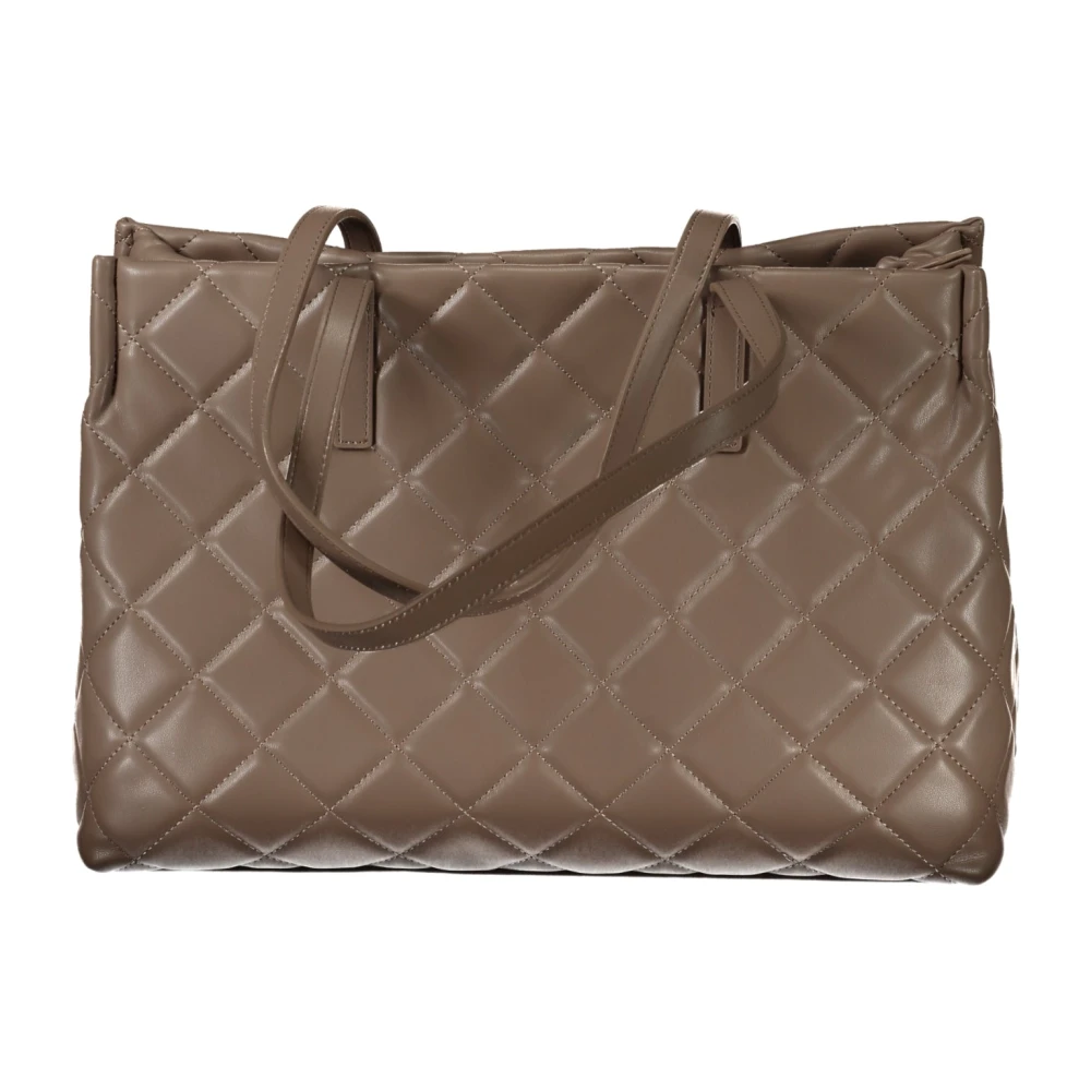 Valentino by Mario Valentino Bruine Schoudertas met Laptoptas Brown Dames