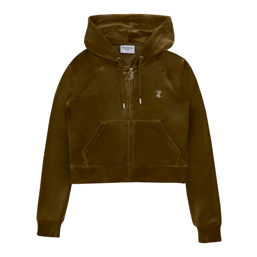 Juicy Couture Madison Hoodie in Donker Olijf Green Heren