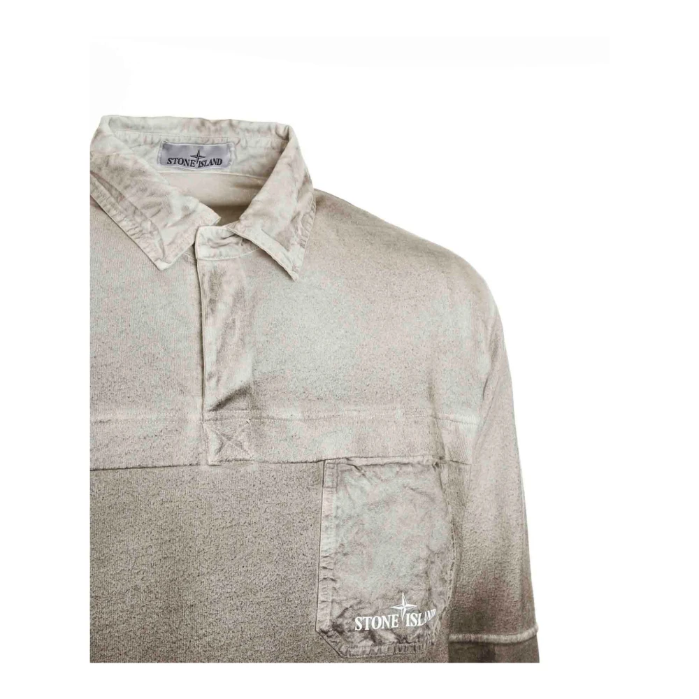 Stone Island Casual Polo Shirt met Uniek Design Multicolor Heren