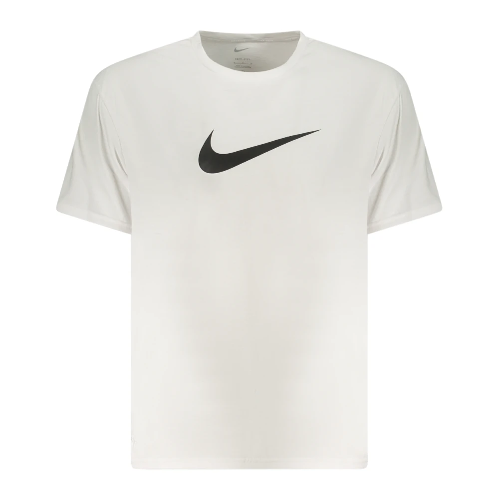 Nike Men's White Training T-Shirts & Tops, M, Hydroguard Short-Sleeve Top