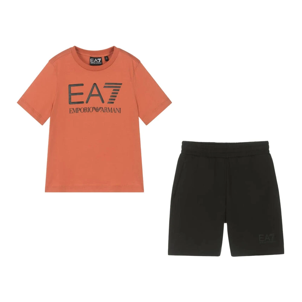 Armani Barnens Sportiga Set av EA7 Emporio Armani Multicolor, Pojke