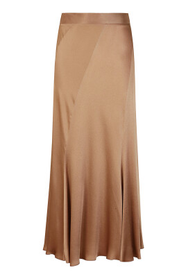 beige-silk-blend-flared-skirt