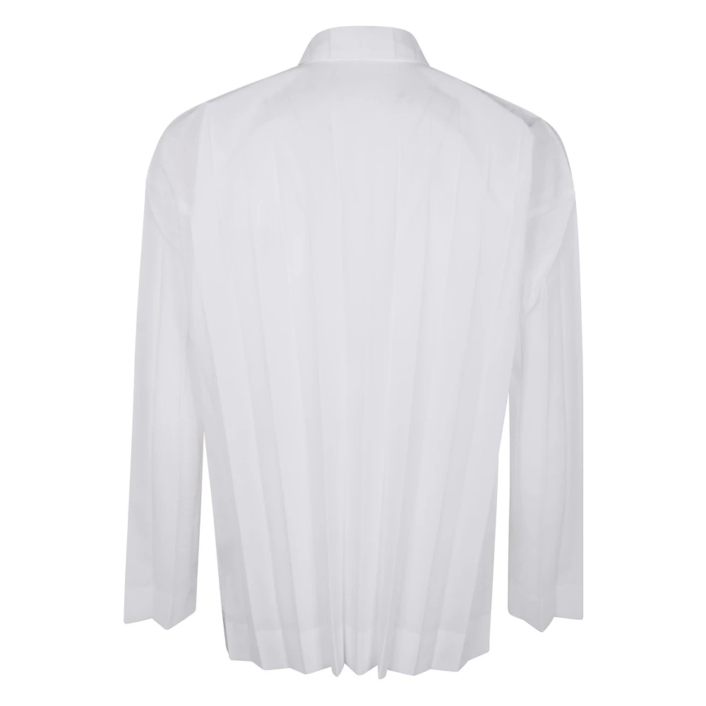 Issey Miyake Edge Shirt White Heren