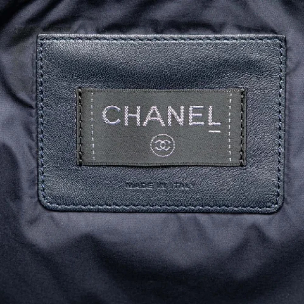 Chanel Vintage Pre-owned Nylon chanel-bags Blue Dames