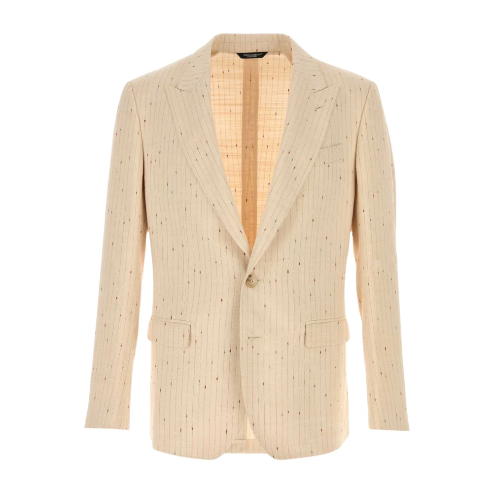 Dolce & Gabbana Men's Beige Giacca - Blazers - Xl - Suits