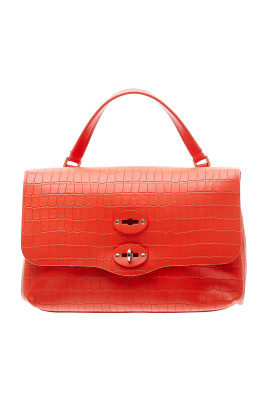 orange-leather-shoulder-bag