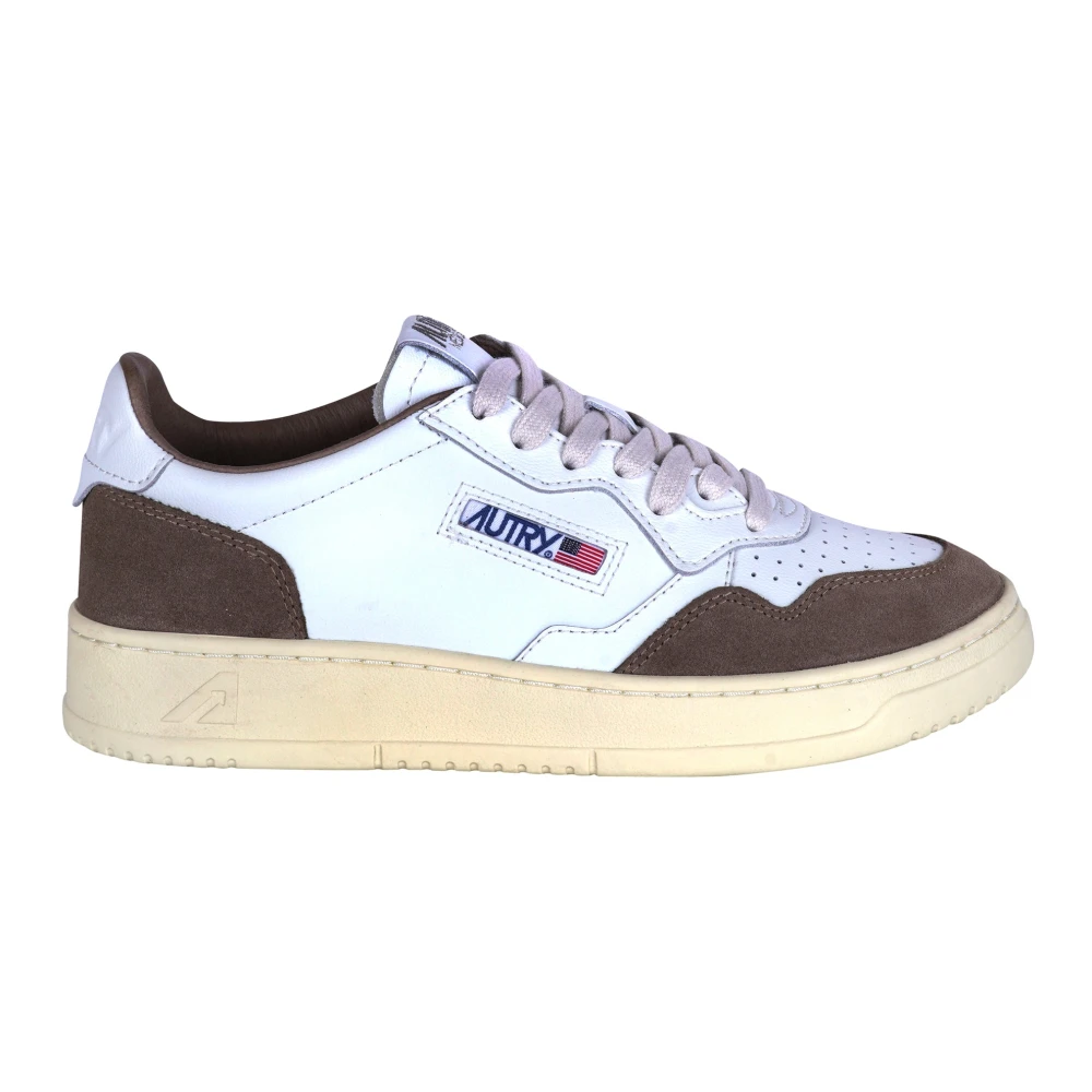 Autry Women's White Sneakers, 6 Uk, Medalist Low