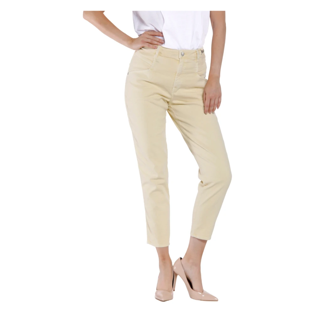 Mason's Stephanie relaxed fit cropped jeans Yellow Dames