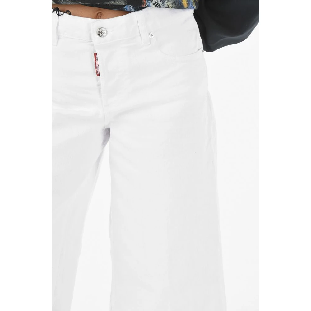 Dsquared2 Klassieke Vijf Zakken Broek White Dames