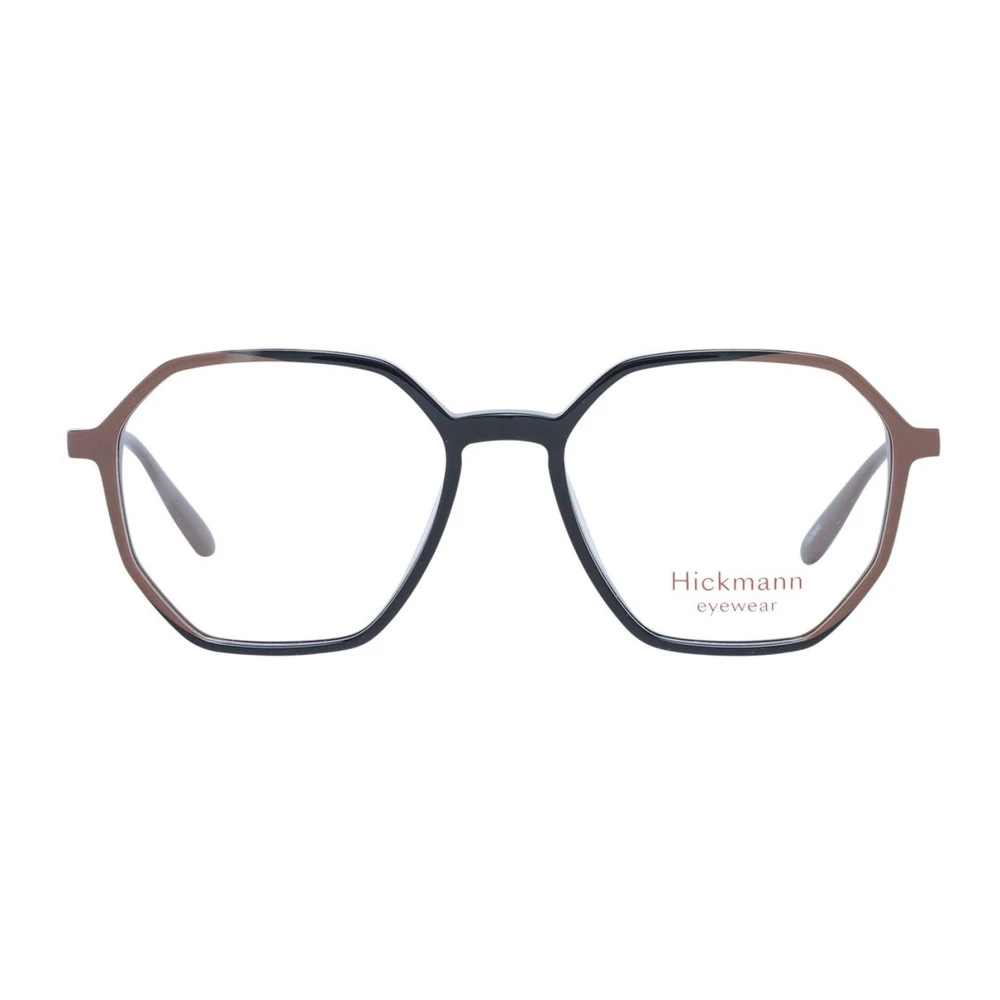 Ana Hickmann Zwarte Vierkante Acetaat Optische Frames Black Dames