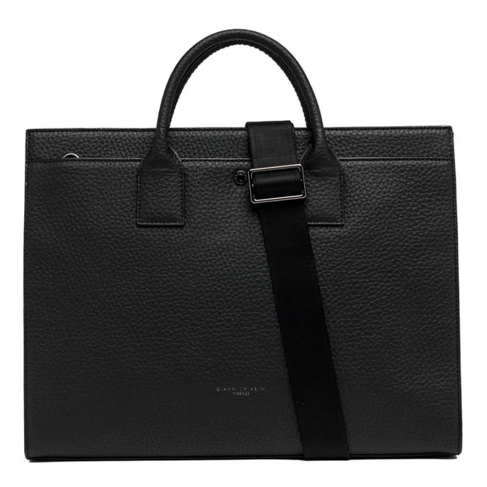 Gianni Chiarini Men's Black Florence Shoulder Bag - Handbags - One Size - Bags