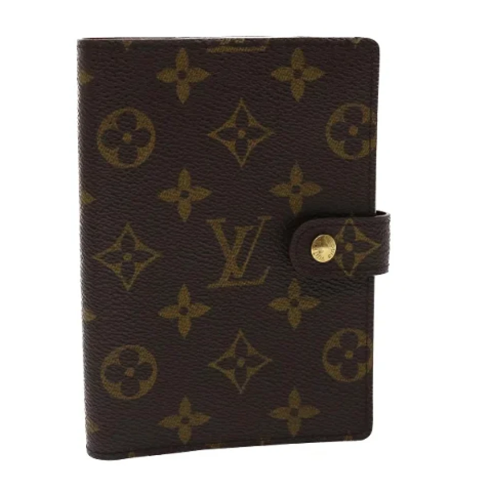 Louis Vuitton Vintage Tweedehands Bruin Canvas Louis Vuitton