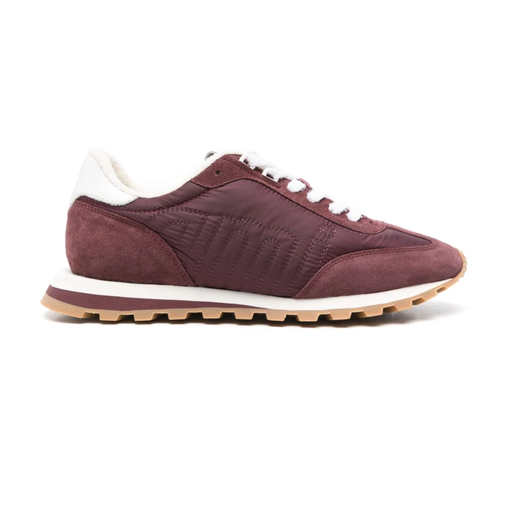 Ami Paris Stijlvolle Sneakers Heren Schoenen Paars