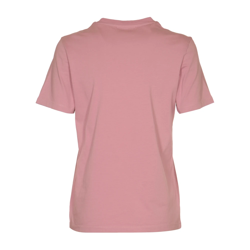 Maison Kitsuné Baby Fox Patch T-shirt Pink Dames