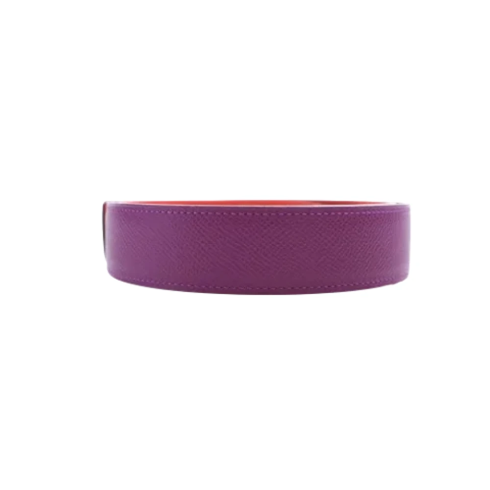 Hermès Vintage Pre-owned Leather belts Purple Dames