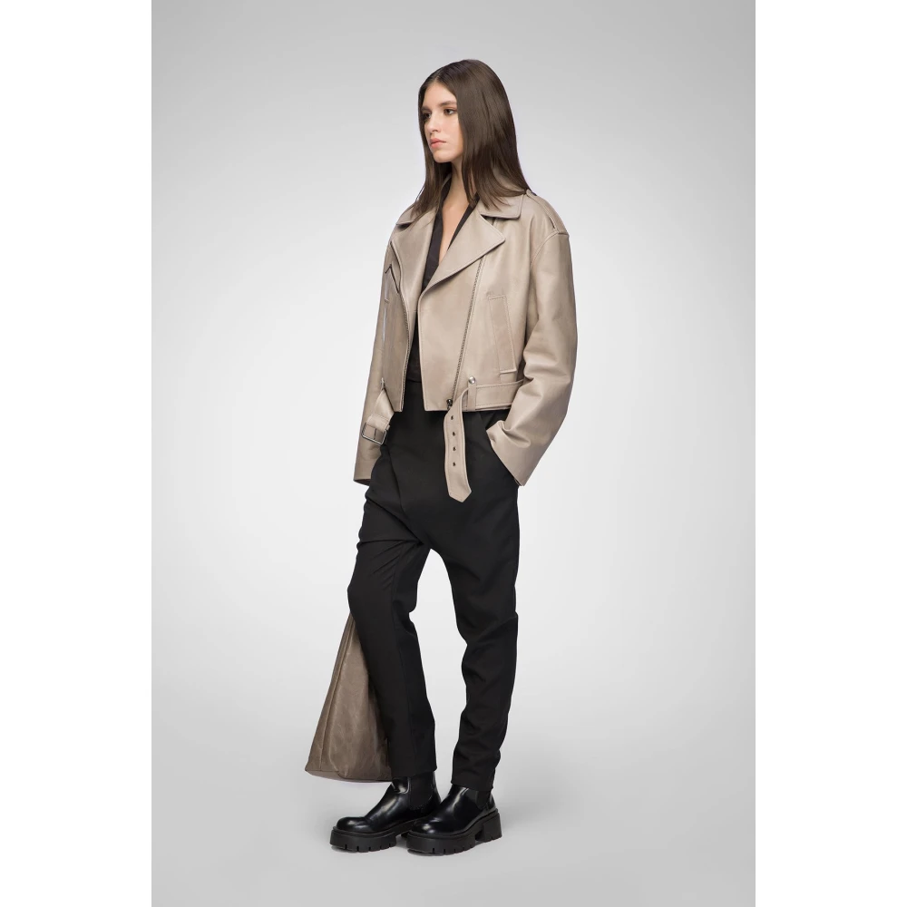VSP Anya Niobe Leren Jas Gray Dames