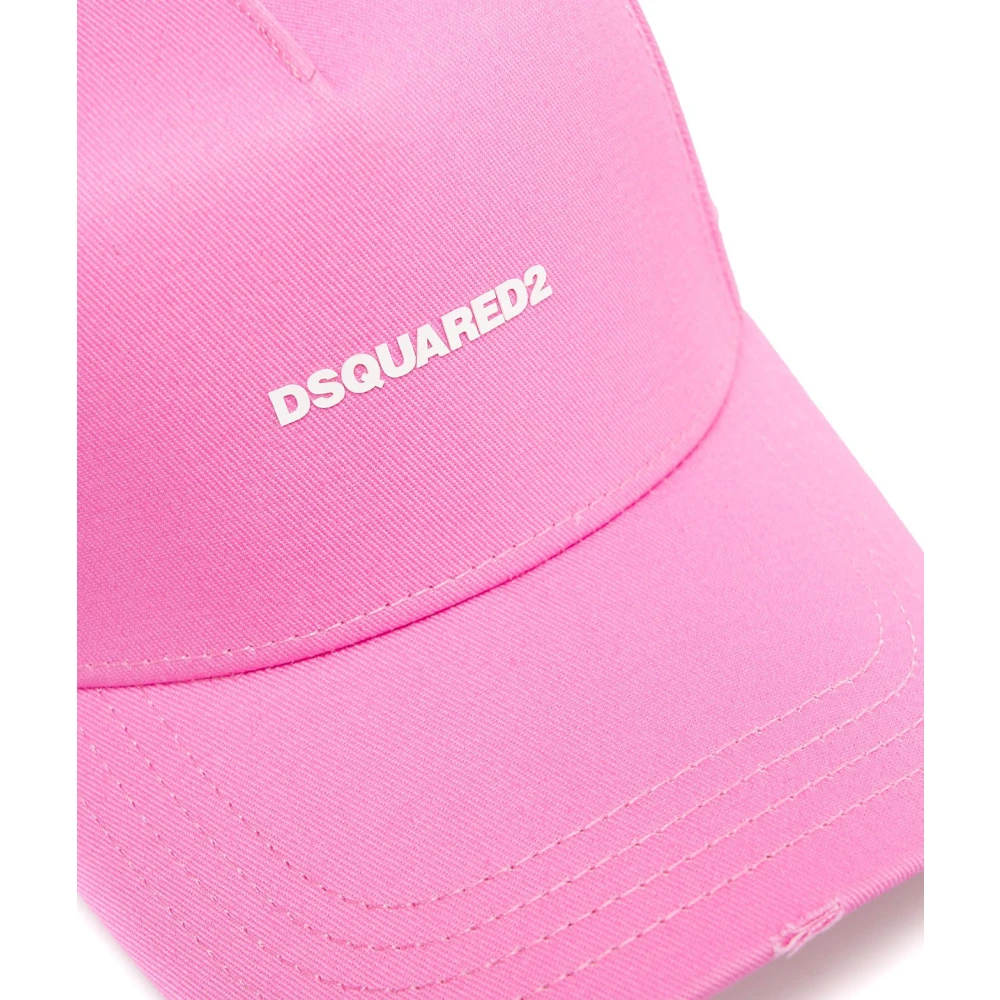 Dsquared2 Roze Baseballpet Dames Accessoires Pink Dames
